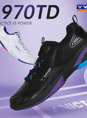 victor胜利威克多羽毛球鞋男女款防滑减震运动鞋专业训练A970TD