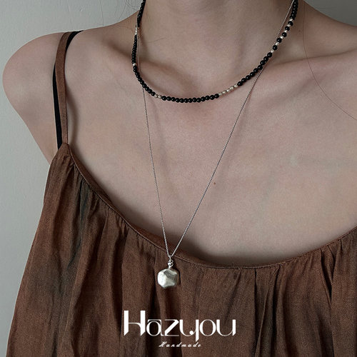 Hazyou原创纯银手工瓶子项链