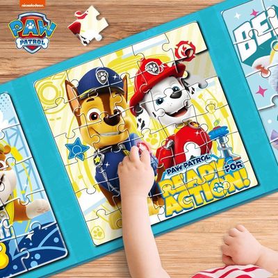 汪汪队磁力拼图3到6岁5儿童4早教磁性贴古部平图男女孩益智力玩具