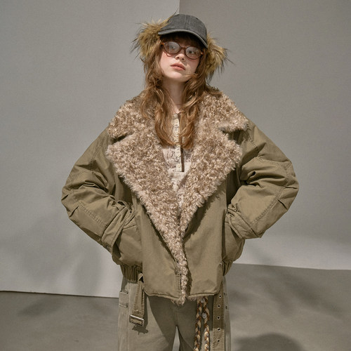 DIDDIMODA派克棉服/系带大衣