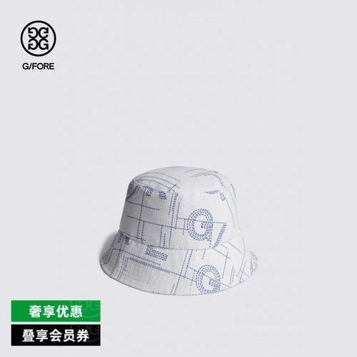 G/FORE吉福官方SEERSUCKER PRINT BUCKET男士高尔夫球帽渔夫帽