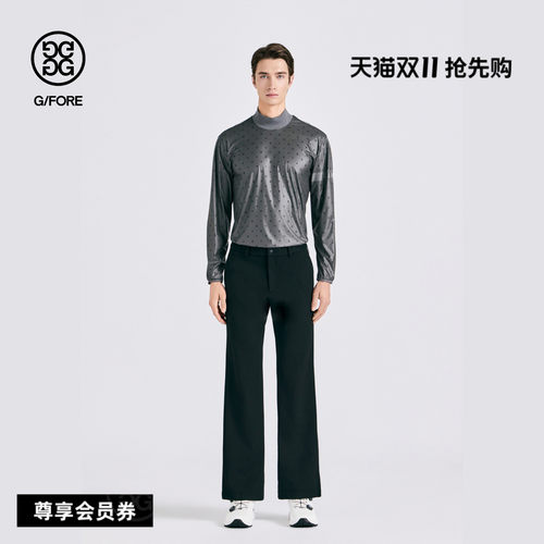 GFORE吉福官方秋季新品男士高尔夫服饰WOOL BOOTCUT PANT微喇长裤
