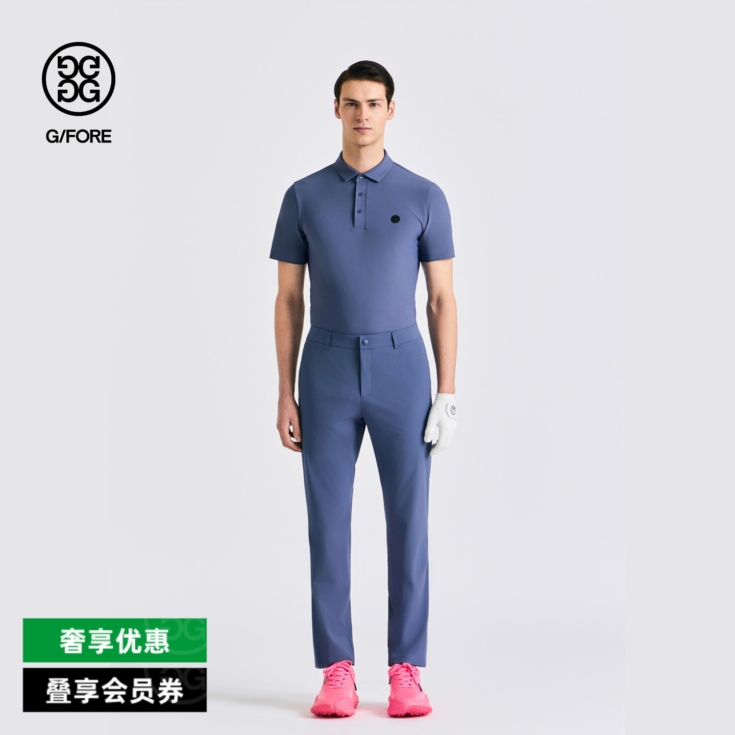 G/FORE吉福官方春夏男士高尔夫服装SOLID TECH POLO衫图片