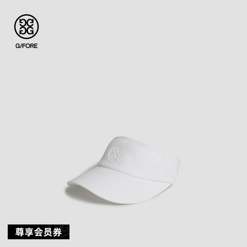G/FORE吉福官方春夏SIGNATURE VISOR女士高尔夫球帽空顶帽