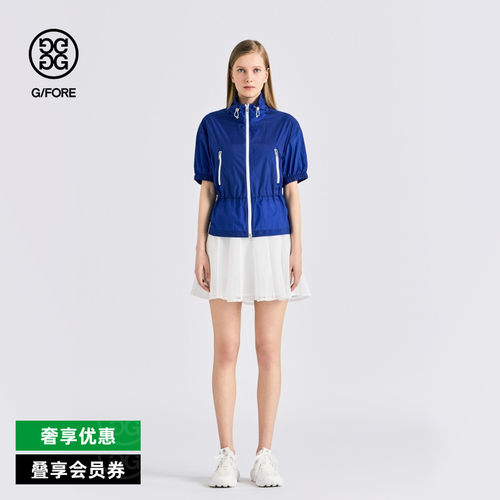 G/FORE吉福官方春夏女士高尔夫服装JACKET半袖夹克