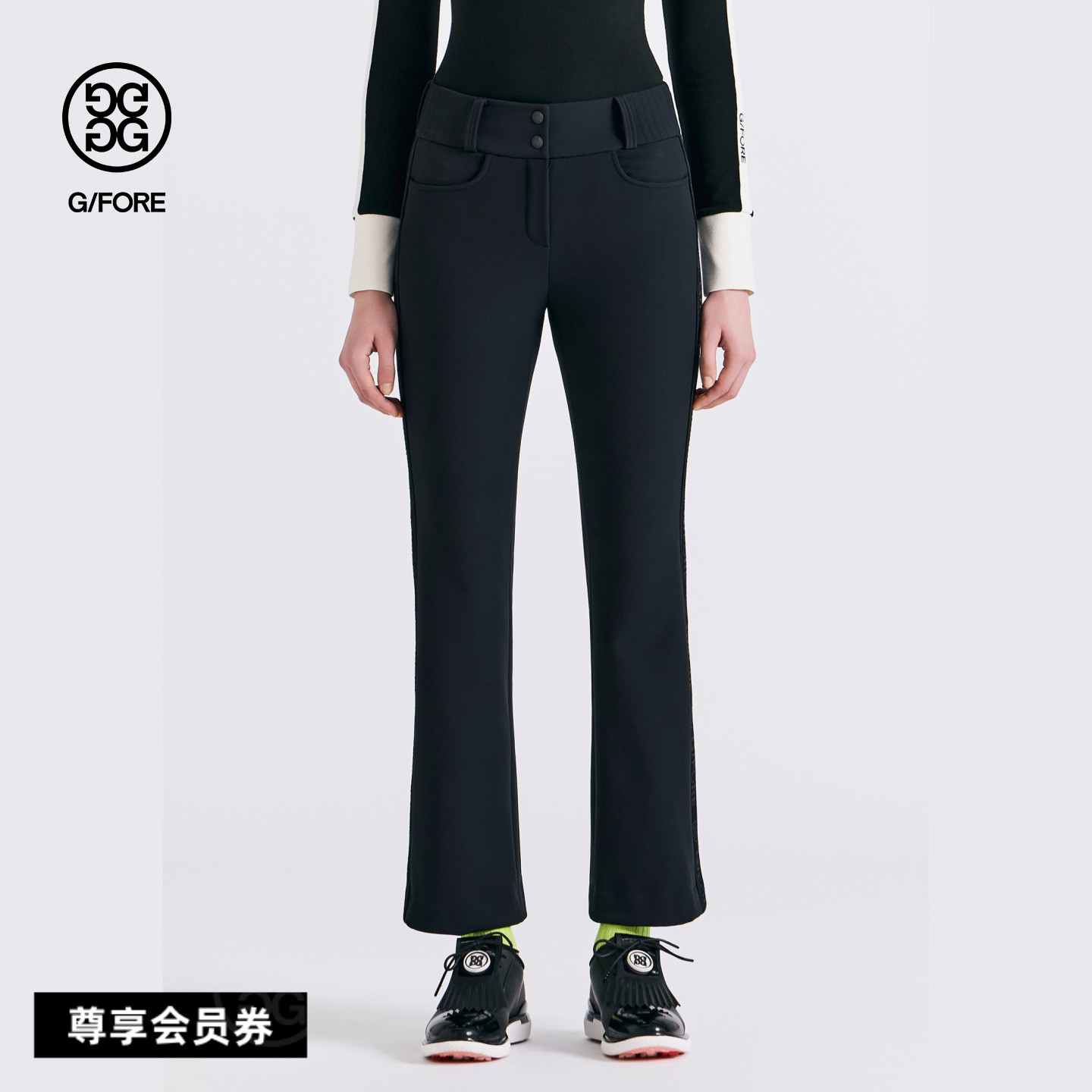 G/FORE吉福官方秋冬新品女士高尔夫服装BOOTCUT PANT长裤喇叭裤