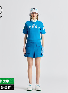 G/FORE吉福官方春夏女士高尔夫服装针织衫T恤