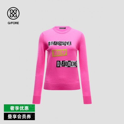 G/FORE吉福官方早春女士高尔夫服装SWEATER套头衫