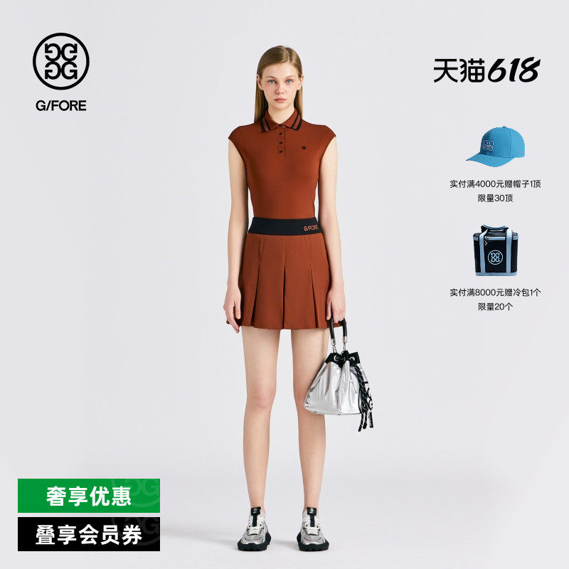 G/FORE吉福官方秋冬女士高尔夫服装POLO SLEEVELESS无袖衫