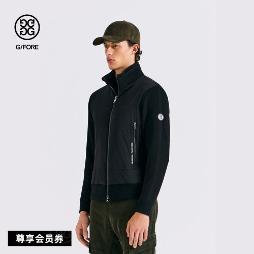 G/FORE吉福官方秋冬男士高尔夫服装WOVEN HYBRID DOWN外套