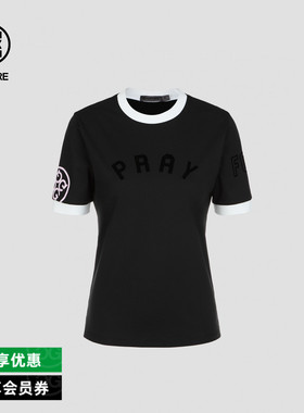 G/FORE吉福官方秋冬新品女士高尔夫服装G/HIGH CREWNECK短袖T恤