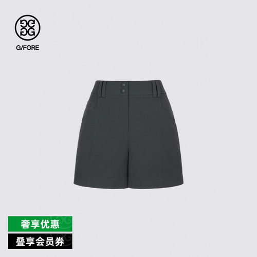 G/FORE吉福官方女士高尔夫服装MID WAISTED SHORT短裤