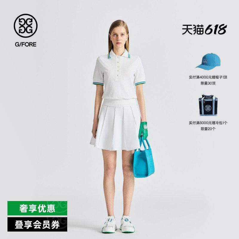 G/FORE吉福官方春夏女士高尔夫服装T-SHIRT短袖POLO衫