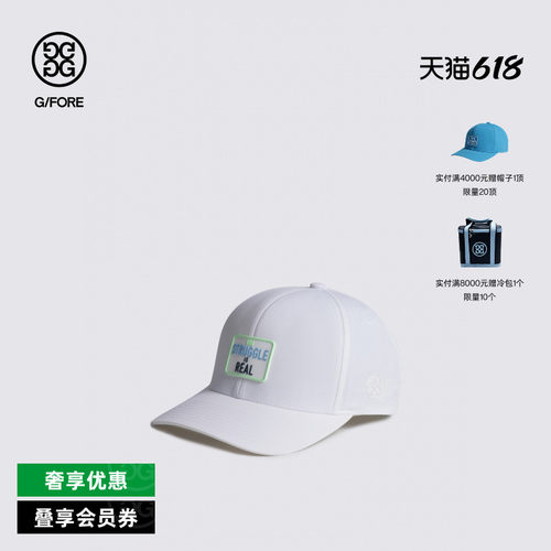 G/FORE吉福官方秋冬THE STRUGGLE IS REAL SNAPBACK鸭舌帽