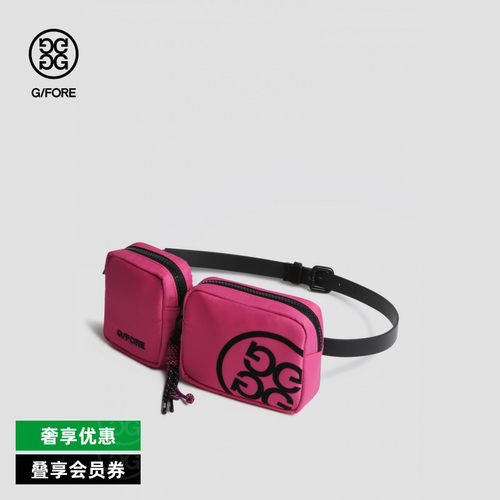 G/FORE吉福官方TWO POCKET BELT BAG女士高尔夫球包腰包