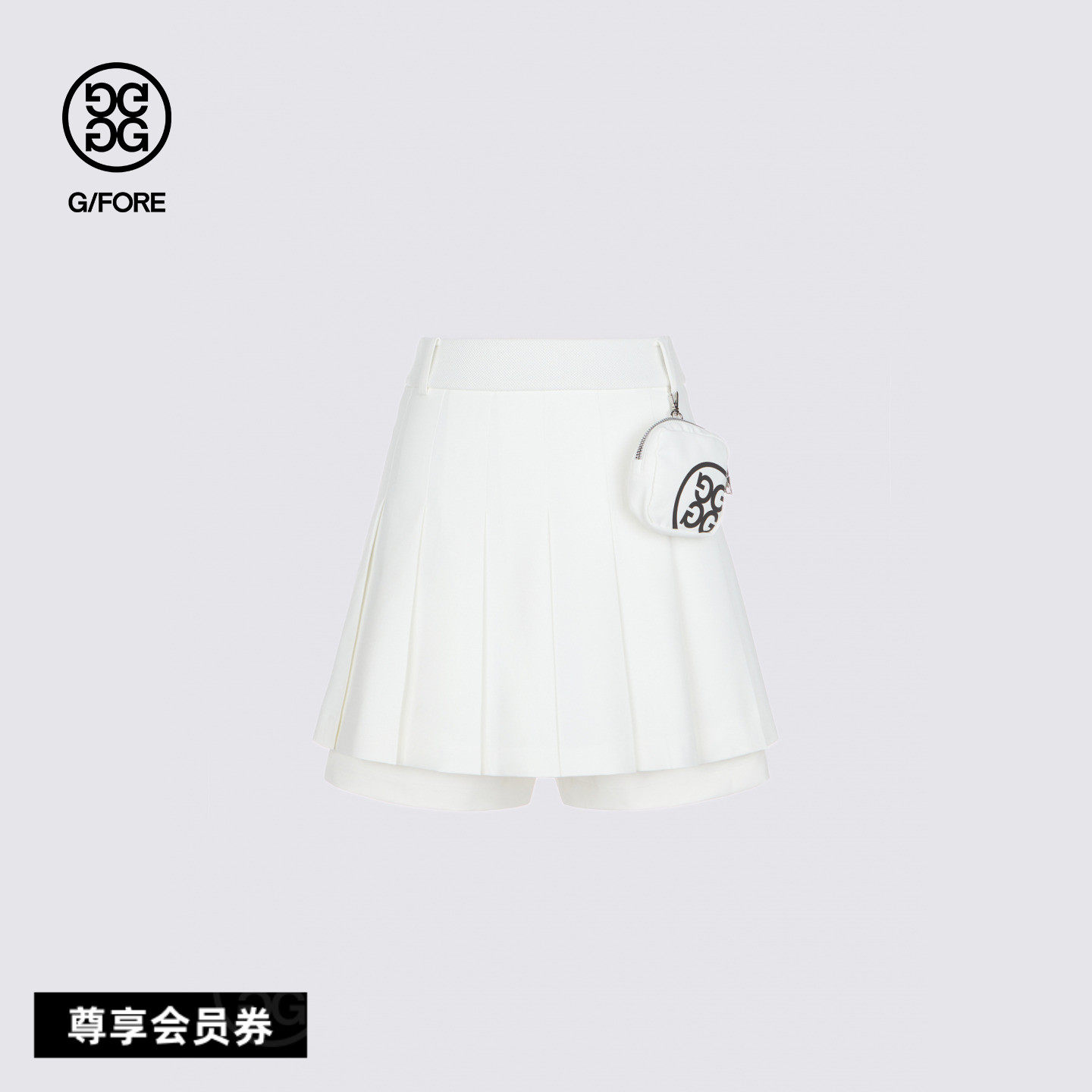 G/FORE吉福官方早秋新品女士高尔夫服装PLEATED SKIRT百褶裙