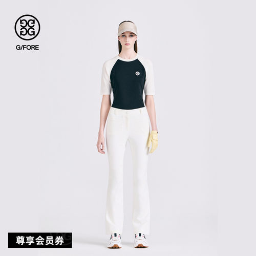 G/FORE吉福官方早秋新品女士高尔夫服装BOOTCUT PANT长裤微喇裤