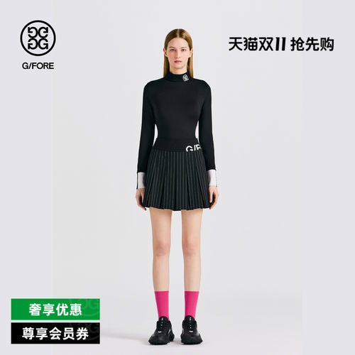 G/FORE吉福官方春夏新品女士高尔夫服装PLEATED SKIRT短裙