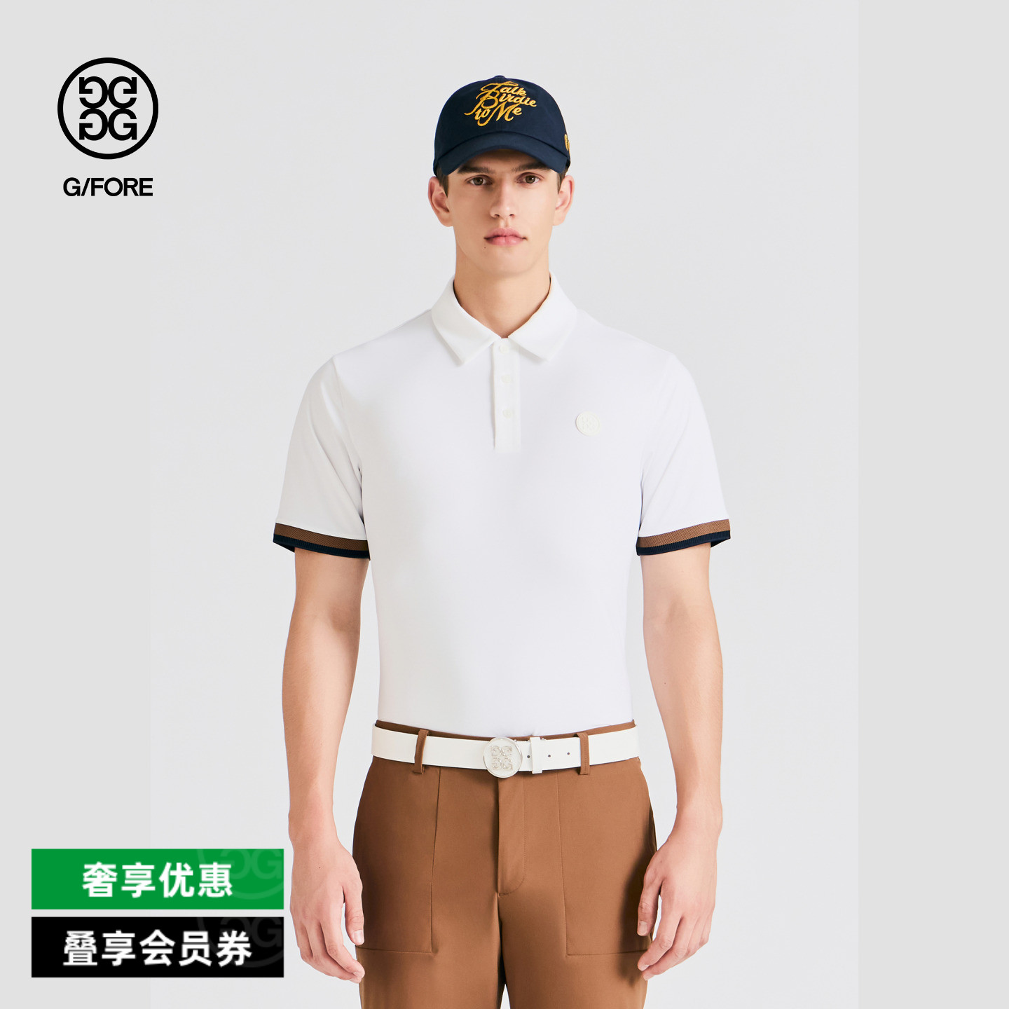 G/FORE吉福官方秋冬男士高尔夫服装WARM TOUCH短袖POLO衫图片