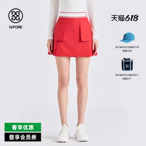 G/FORE吉福官方春夏女士高尔夫服装SKIRT短裙
