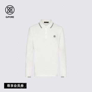 FORE吉福官方早秋新品 高尔夫服装 男士 LONG SLEEVES针织POLO衫