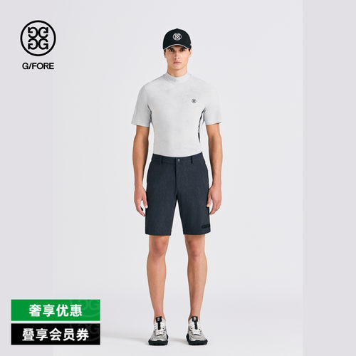G/FORE吉福官方秋冬男士高尔夫服装TEXTURED SHORTS短裤
