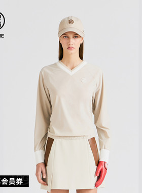 G/FORE吉福官方秋冬女士高尔夫服装PULLOVER V领衫
