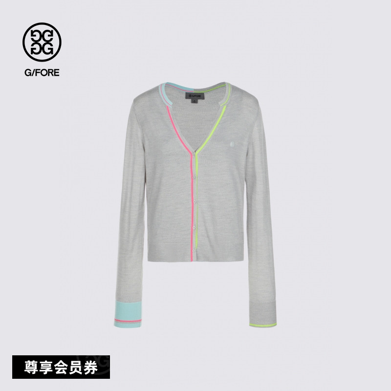 G/FORE吉福官方早秋新品女士高尔夫服装CARDIGAN开衫