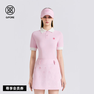 G/FORE吉福官方春夏新品女士高尔夫服装PIQUÉ POLO针织衫