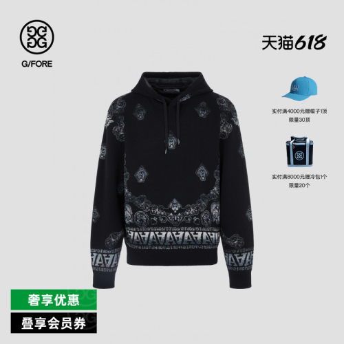 G/FORE官方男士连帽卫衣
