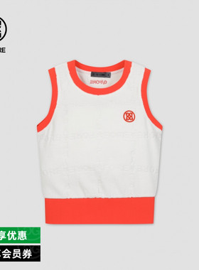 G/FORE吉福官方撞色女士高尔夫服装SLEEVELESS运动背心无袖衫