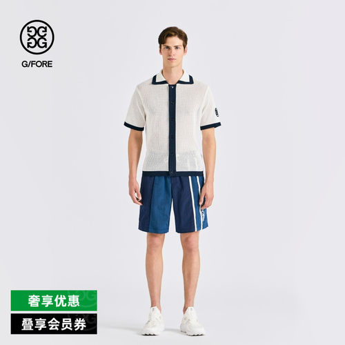 G/FORE吉福官方春夏男士高尔夫服装KNIT SHIRT针织衫