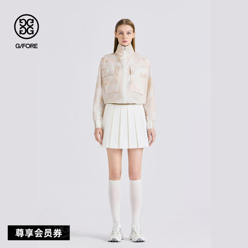 G/FORE吉福官方春夏新品女士高尔夫服装PLEATED CULOTTE百褶短裙