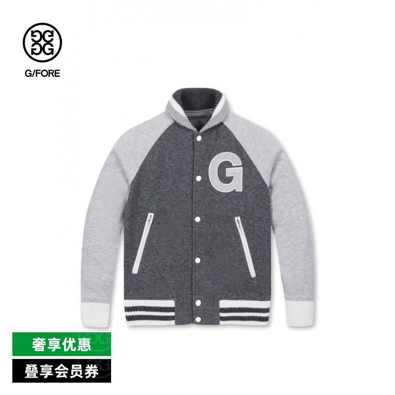 G/FORE运动休闲翻领插肩夹克外套