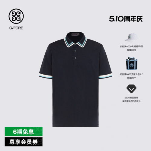 G/FORE吉福官方春夏新品男士高尔夫服装CIRCLE G'S POLO针织衫