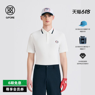 G/FORE吉福官方春夏新品男士高尔夫服装JERSEY POLO凉感针织POLO