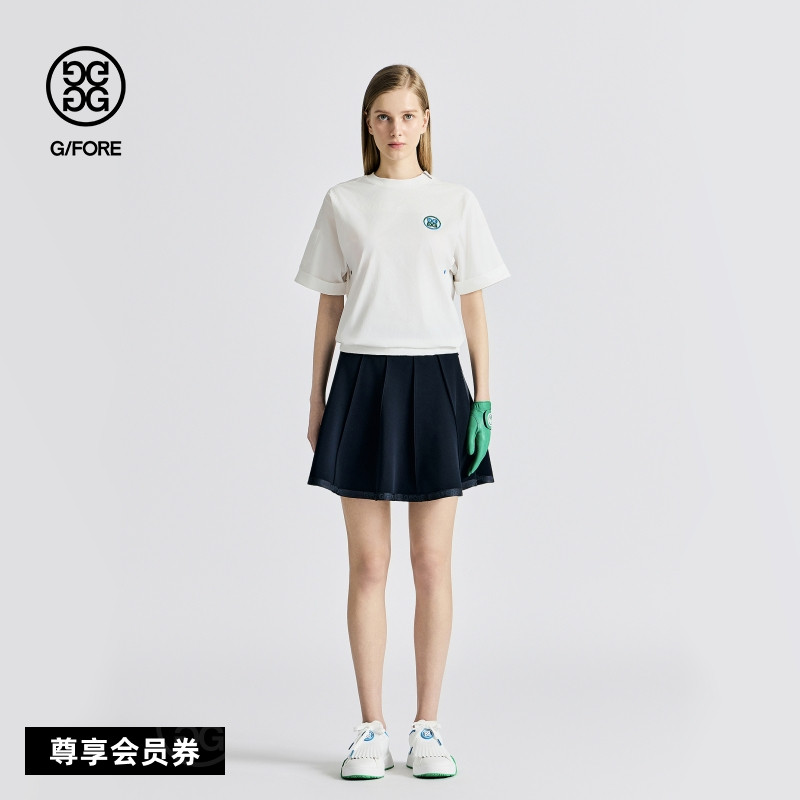 G/FORE吉福官方春夏新品女士高尔夫服装PULLOVER短袖T恤