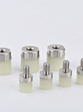 聚氨酯缓冲压块/内外螺纹型ASKA ASMA小径压块氟橡胶硅橡胶压上隆