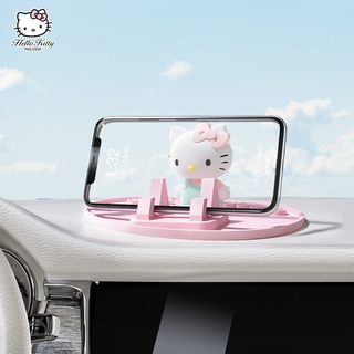 Hellokitty汽车手机车载支架中控台仪表台创意卡通可爱多功能饰品