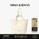 妮娜恩雅吊篮包中号菜篮子包斜挎水桶女包 ENYA 朱珠同款 NINA