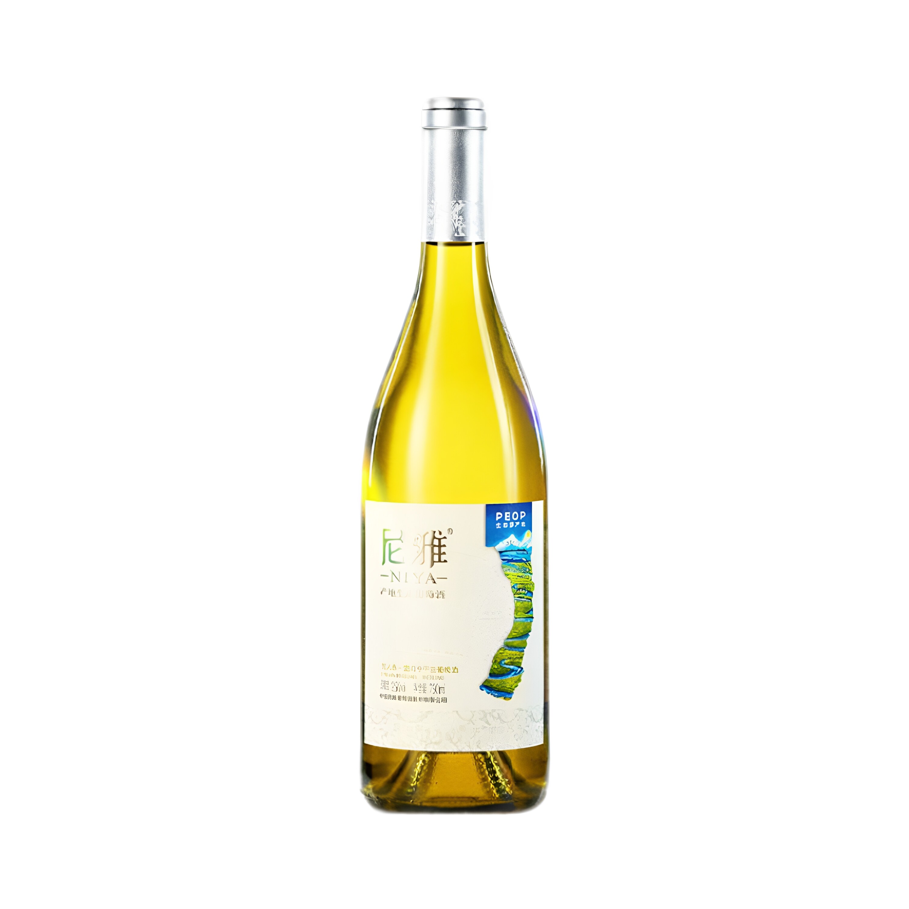 尼雅东方五星雷司令干白葡萄酒12.5%vol 750ml正装宴请送礼