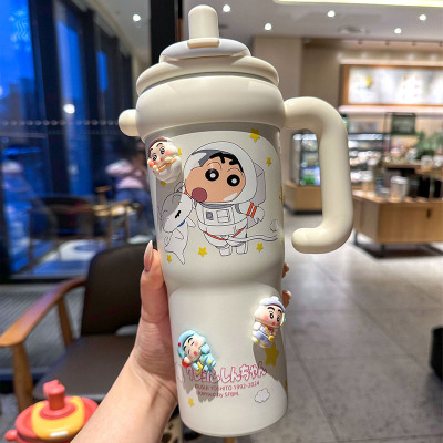 蜡笔小新双饮口冰霸杯大容量