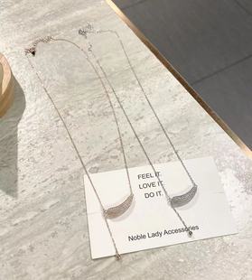滿鉆時(shí)尚 香港正生純銀S925純銀新款 輕奢相思豆項(xiàng)鏈女七夕情人節(jié)禮