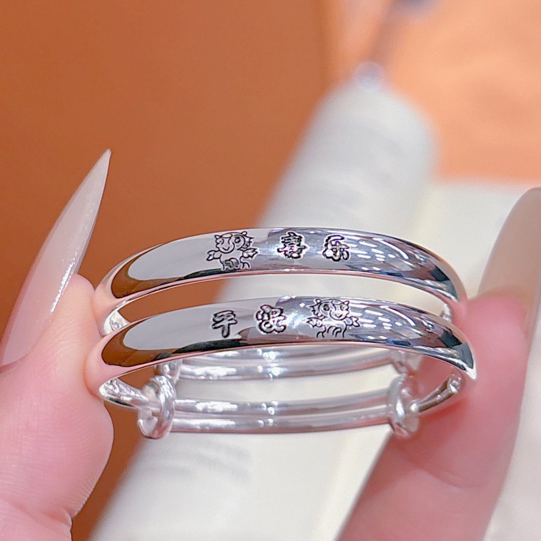 香港正生纯银9999足银手镯实心马宝宝马生肖儿童满月周岁礼物手环,饰品/流行首饰/时尚饰品新,手镯,淘宝优惠券,粉丝福利购,淘宝优惠卷