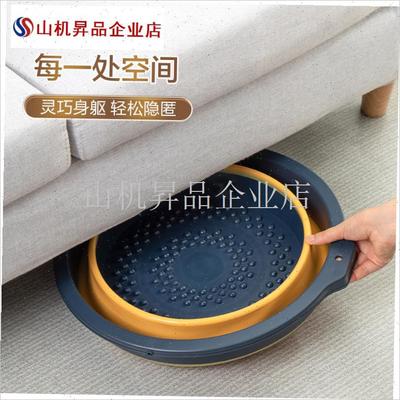 折叠泡脚桶过小腿便携洗z脚盆宿舍加厚保温按摩足浴泡脚神.