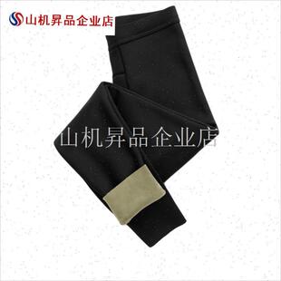 男士芭比裤加绒打底o秋裤薄款绒裤男鲨鱼裤冬季光面保暖裤修身棉.