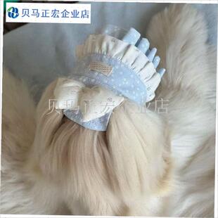 新大耳朵狗f美卡宠物耳罩耳花出门防脏可爱卡通