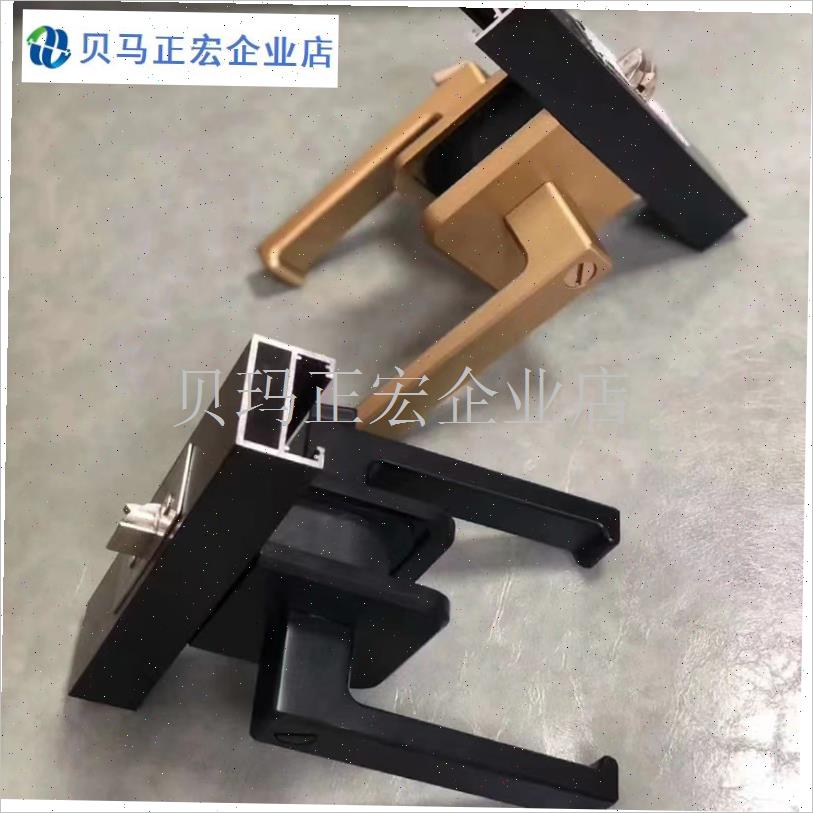 1618a极窄玻璃门铝合金卫生间简边框厨房厕所平开浴室带钥匙门锁