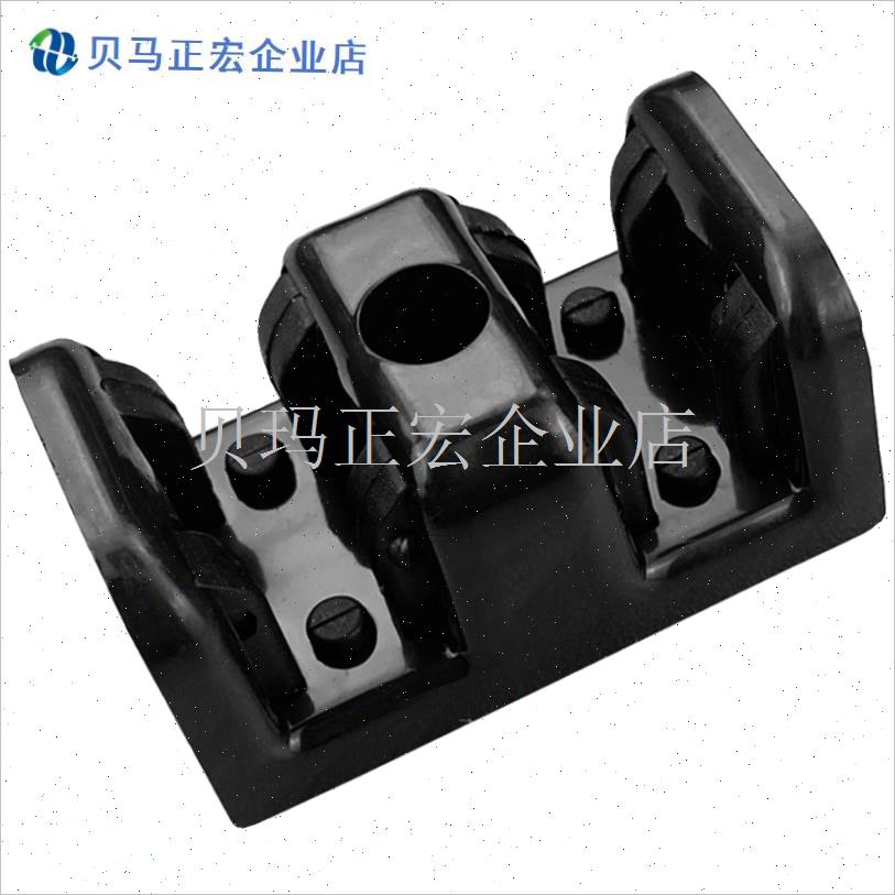 淋浴房玻璃移门防撞块浴室推拉门限位固定器侧边挂钩.山字胶配件