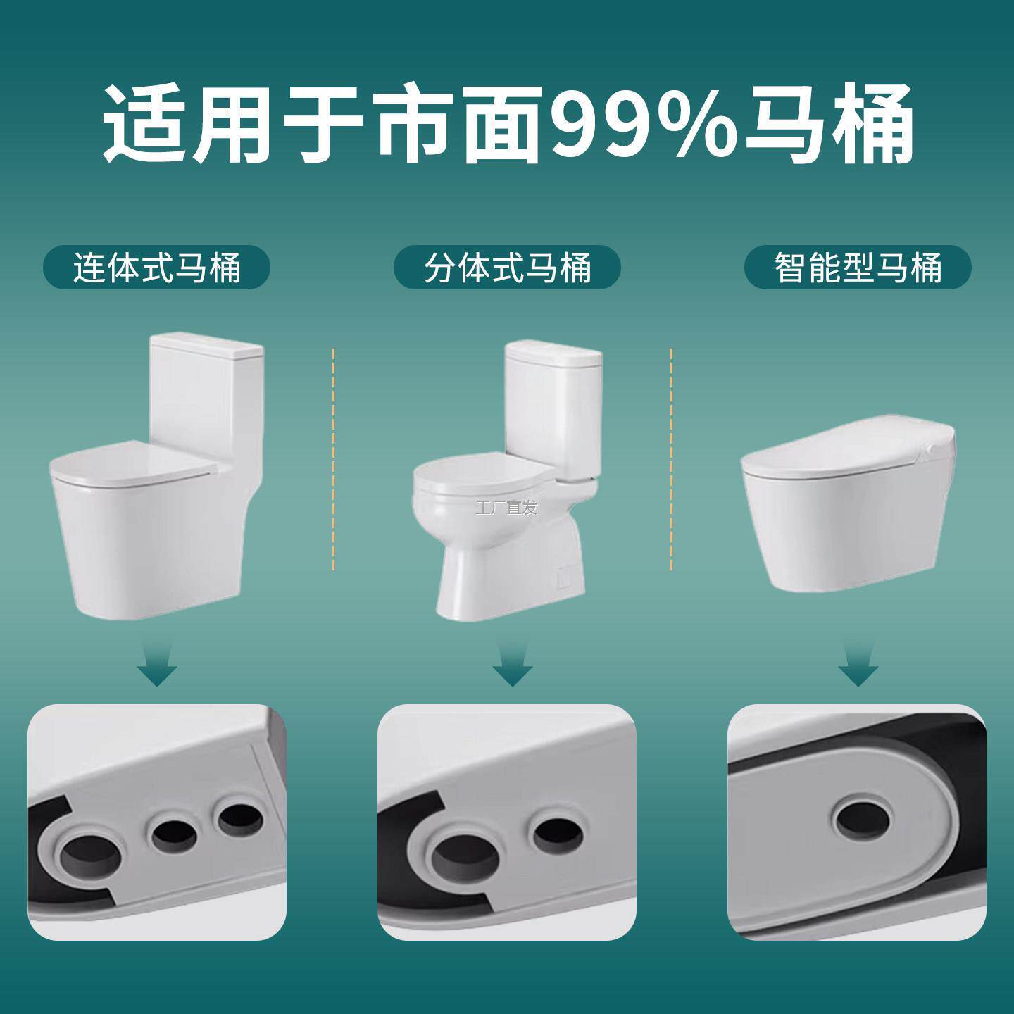 马桶法兰密封圈防臭防漏